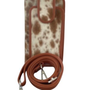 Phone wallet tan 5, 8.5x5"