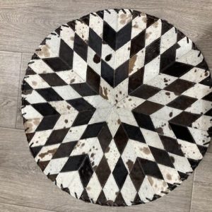 Cowhide centrepiece 23"