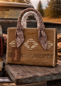 Alternative view of Wrangler aztec small tote