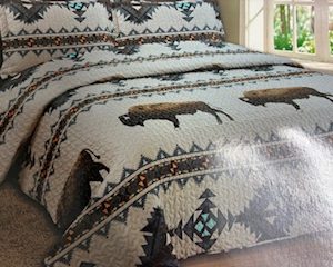 Bedspread throw over king size