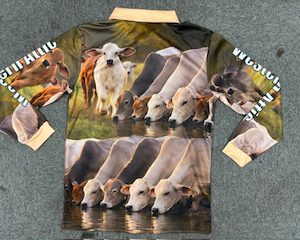 Alternative view of Kids Brahman fishing shirt