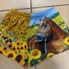 Sunflower horse footy shorts
