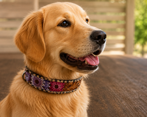 Alternative view of Leather dog collars
