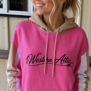 pINK HOODY ROOTIN TOOTIN