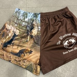 Up high adult footy shorts