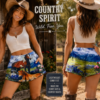 Mare & foal adult footy shorts