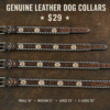 Leather dog collars