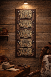 Buckle 4 piece holder leather.