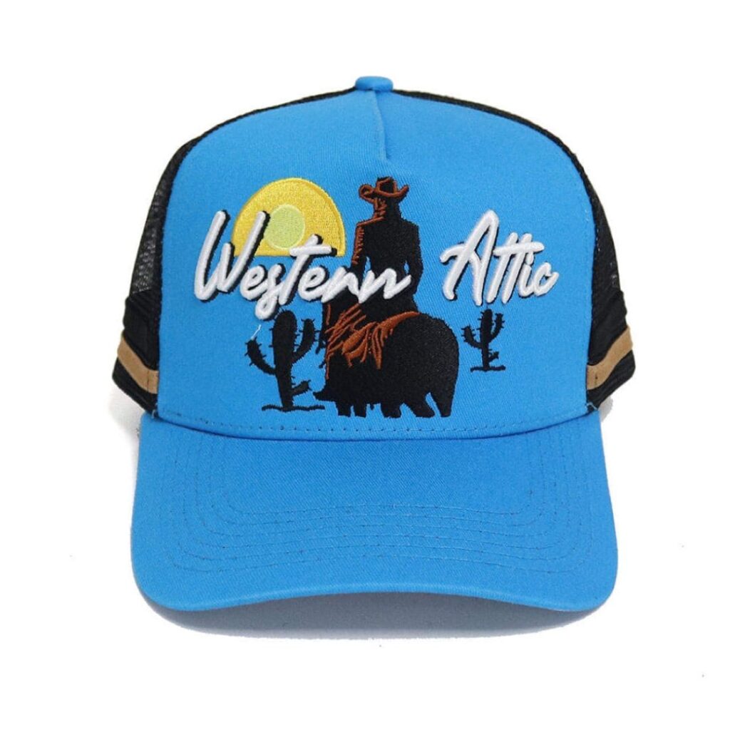 Blue cap