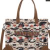 Wrangler aztec tote