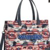 Wrangler aztec tote