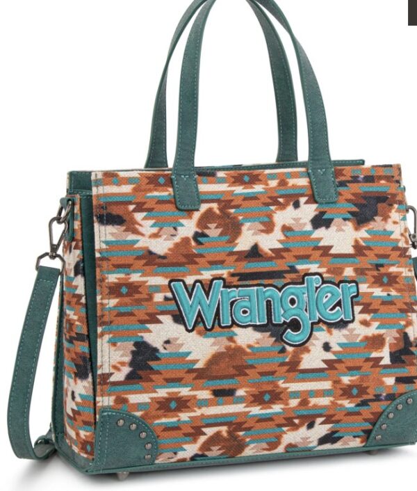 Wrangler aztec tote
