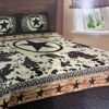 Bedspread throw over king size
