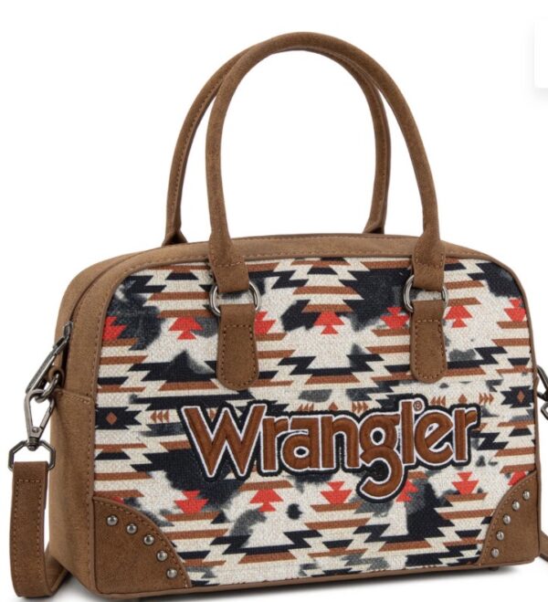 Wrangler aztec satchel