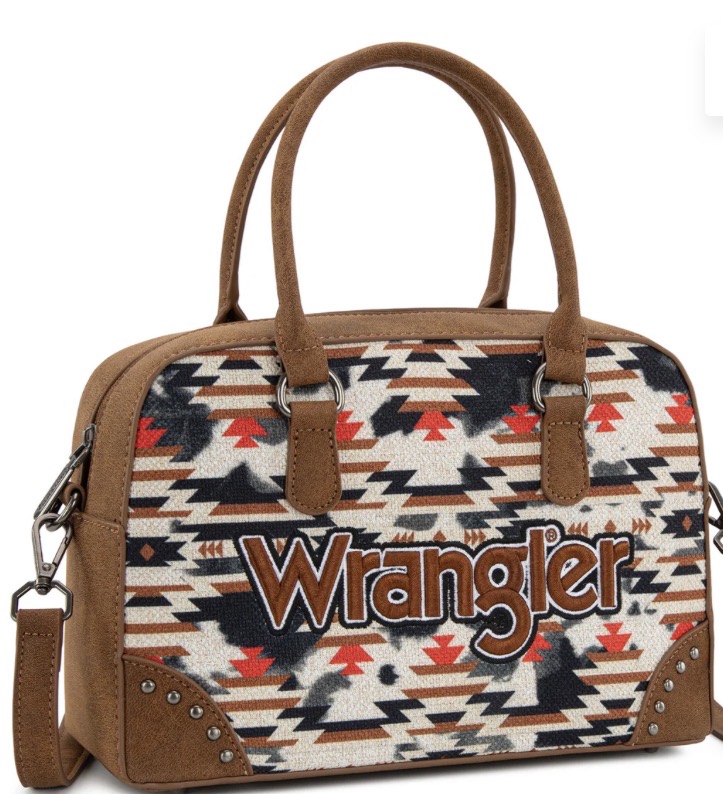 Wrangler aztec satchel