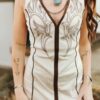 Suede dress