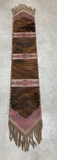 Brindle tablerunner