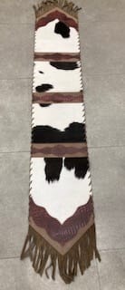 Black&white tablerunner