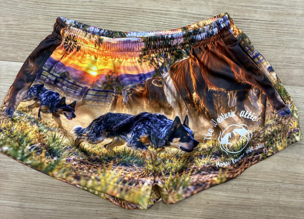 Blue heeler adult shorts