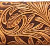 Western Tooled Leather Trifold Wallets