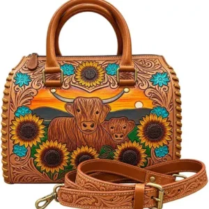 Sunflower Highland Leather Bag